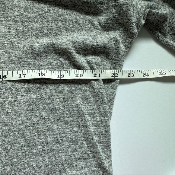 Rag & Bone Heather Gray Relaxed Long Sleeve Tee Size Medium - Picture 4 of 7